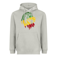 Lion Of Judah Reggae, Rasta, Ethiopia Jamaican Roots Heavyweight Hoodie | Teevron