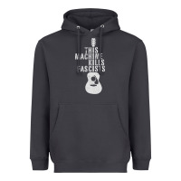 Smoke This Machine Kills Fascists Heavyweight Hoodie - ArtChic