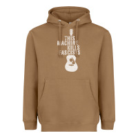 Toasted Coconut This Machine Kills Fascists Heavyweight Hoodie - ArtChic