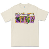 Bone Mardi Gras Mama with Beads Premium Tee - HowdyJamesFarm