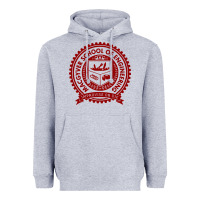 Heather Grey macgyver school of engineering Heavyweight Hoodie - ArtChic