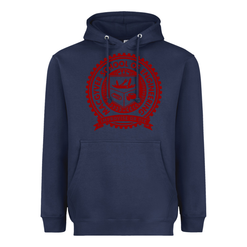 Macgyver School Of Engineering Heavyweight Hoodie by ArtChic | Teevron