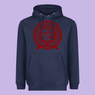 Macgyver School Of Engineering Heavyweight Hoodie Designed By Artchic