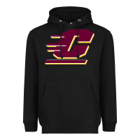 Black The central michigan of chippewas Heavyweight Hoodie - ArtChic