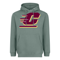 Sage The central michigan of chippewas Heavyweight Hoodie - ArtChic