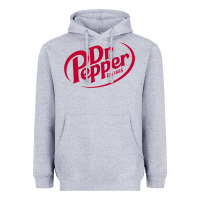 Heather Grey Dr.pepper 1885 Heavyweight Hoodie - ArtChic