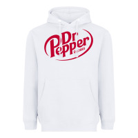 White Dr.pepper 1885 Heavyweight Hoodie - ArtChic