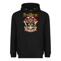 Black firehouse rock love Heavyweight Hoodie - ArtChic