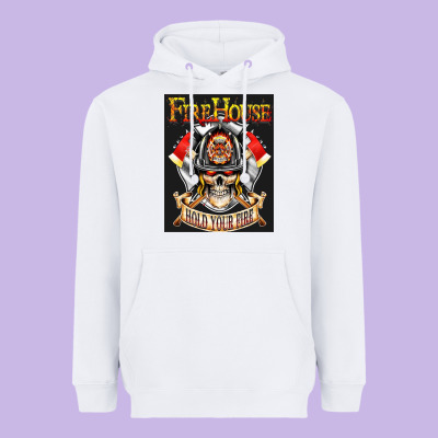 Firehouse Rock Love Heavyweight Hoodie Designed By Artchic