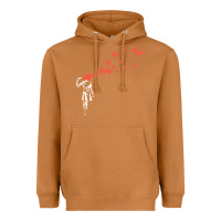 Meerkat banksy headshot butterfly Heavyweight Hoodie - ArtChic