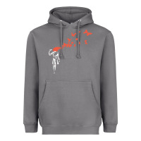 Storm banksy headshot butterfly Heavyweight Hoodie - ArtChic