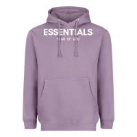 Lavender fear of god essentials Heavyweight Hoodie - ArtChic