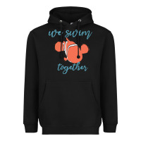 Black just keep swimming 25 Heavyweight Hoodie - ArtChic