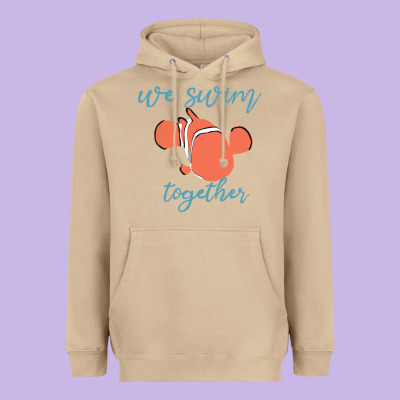 Just Keep Swimming 25 Heavyweight Hoodie Designed By Artchic