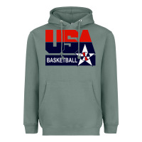 Sage usa basketball Heavyweight Hoodie - ArtChic