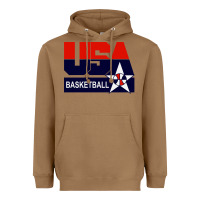 Toasted Coconut usa basketball Heavyweight Hoodie - ArtChic