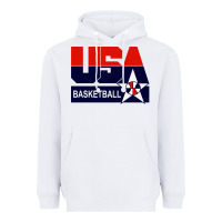 White usa basketball Heavyweight Hoodie - ArtChic