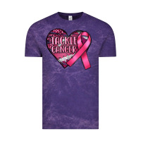 Cloud Purple tackle cancer Vintage Tee - RanaPortraitStore