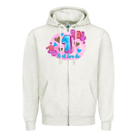 Oatmeal Heather back to school flowers first grade 3200x2400 Zipper Hoodie - AdoDesignShop
