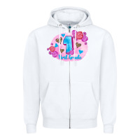 White back to school flowers first grade 3200x2400 Zipper Hoodie - AdoDesignShop