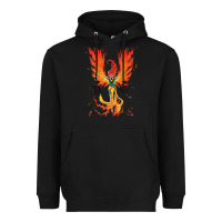 Black X-Men Jean Grey Phoenix Cosmic Flames Heavyweight Hoodie - ArtChic