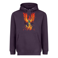Plum X-Men Jean Grey Phoenix Cosmic Flames Heavyweight Hoodie - ArtChic