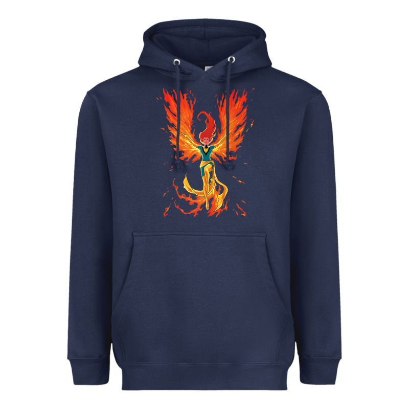 X-men Jean Grey Phoenix Cosmic Flames Heavyweight Hoodie by ArtChic | Teevron