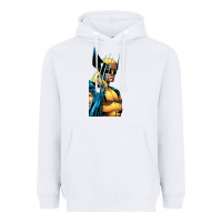 White wolverine 3 Heavyweight Hoodie - ArtChic