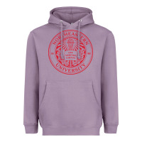 Lavender Northeastern University Heavyweight Hoodie - ArtChic