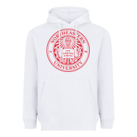 White Northeastern University Heavyweight Hoodie - ArtChic