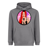 Storm red hair girl singing Heavyweight Hoodie - ArtChic