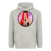 Moon Dust red hair girl singing Heavyweight Hoodie - ArtChic