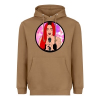 Toasted Coconut red hair girl singing Heavyweight Hoodie - ArtChic