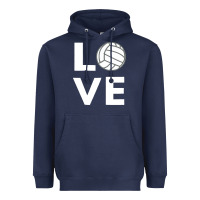 Girls Love Volleyball Heavyweight Hoodie | Teevron