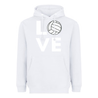 White girls love volleyball Heavyweight Hoodie - ArtChic