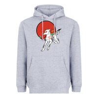 Heather Grey Okami Heavyweight Hoodie - ArtChic