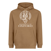 Toasted Coconut oxford university campus Heavyweight Hoodie - ArtChic