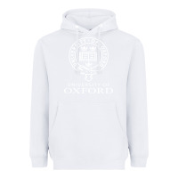 White oxford university campus Heavyweight Hoodie - ArtChic