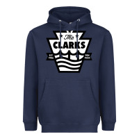 Navy the clarks Heavyweight Hoodie - ArtChic