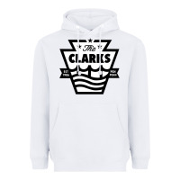 White the clarks Heavyweight Hoodie - ArtChic