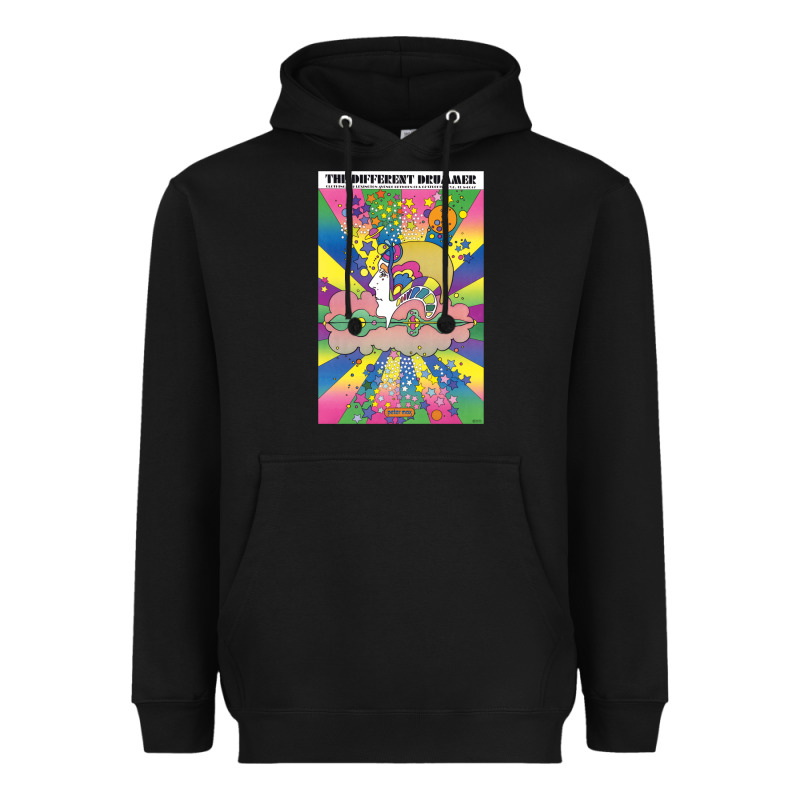 Different Drummer   Peter Max Heavyweight Hoodie by ArtChic | Teevron