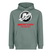 Sage Mercury Marine Outboard Boat Heavyweight Hoodie - ArtChic