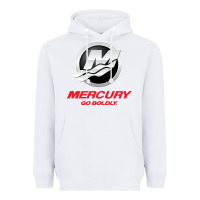 White Mercury Marine Outboard Boat Heavyweight Hoodie - ArtChic