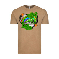 Vintage Coffee lucky heart St. Patricks Day Vintage Tee - FaDigitalArtStudio