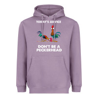 Lavender hei hei today's advice don't be a peckerhead Heavyweight Hoodie - ArtChic