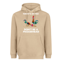 Mushroom hei hei today's advice don't be a peckerhead Heavyweight Hoodie - ArtChic