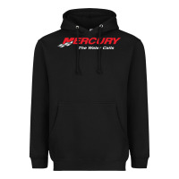 Black Mercury Marine Outboard Boat Heavyweight Hoodie - ArtChic