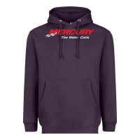 Plum Mercury Marine Outboard Boat Heavyweight Hoodie - ArtChic