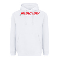 White Mercury Marine Outboard Boat Heavyweight Hoodie - ArtChic