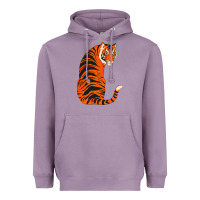 Lavender tiger Heavyweight Hoodie - ArtChic